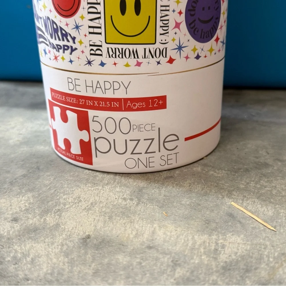 Don't Worry Be Happy Puzzle - Multicolor